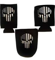 american flag punisher coozie