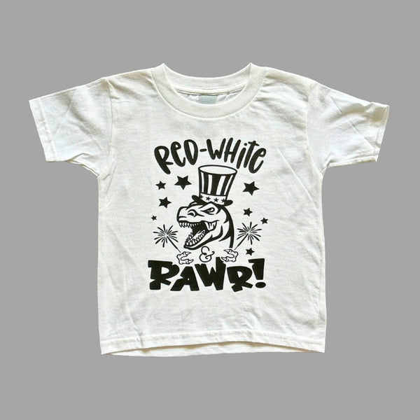 Red White & Rawr Toddler Tshirt