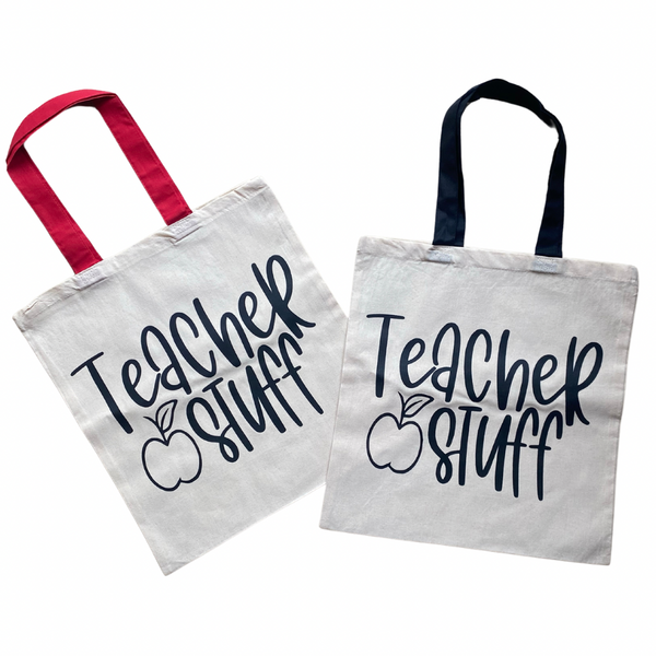 Teacher Stuff Tote Bag