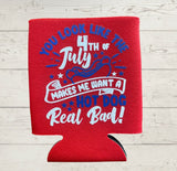 Patriotic Themed Coozies Red