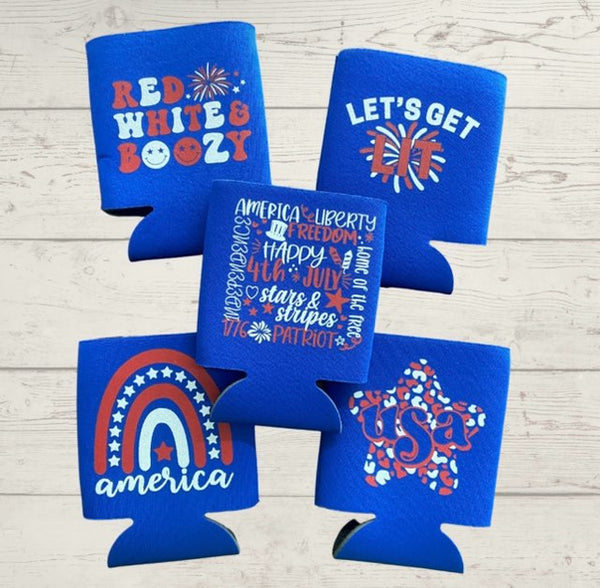 Patriotic Themed Coozies