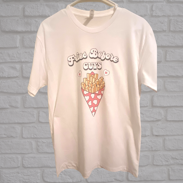 Fries before guys cone tshirt