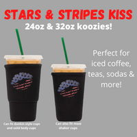 Stars & Stripes Kiss Cup Coozie