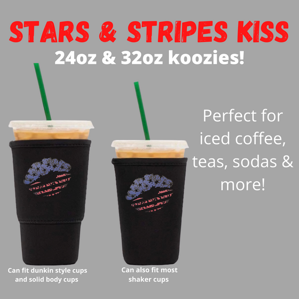 Stars & Stripes Kiss Cup Coozie