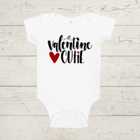 Valentine cutie onesie