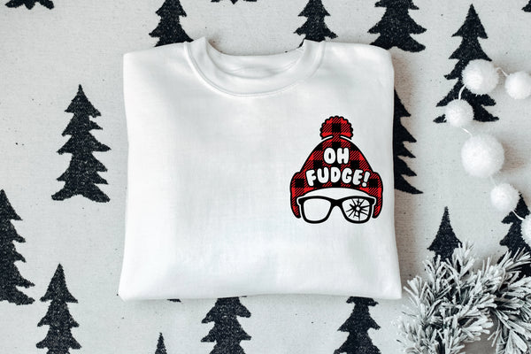 Oh fudge crewneck sweatshirt